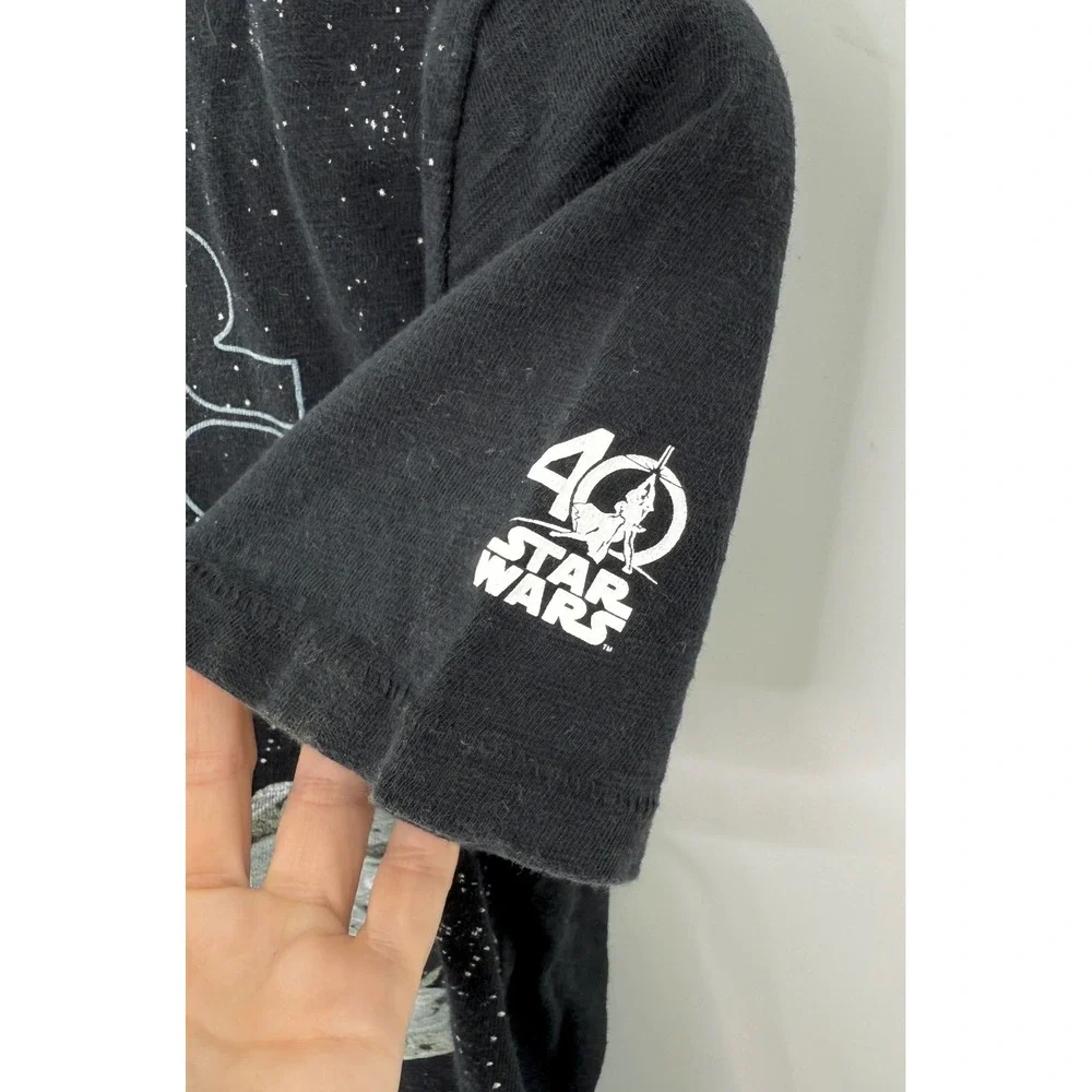 GAP Kids Star Wars 40th Anniversary Graphic T Shirt‎ Black Size L